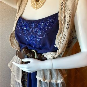 Stunningly Elegant Flowing Alex Evening Gown